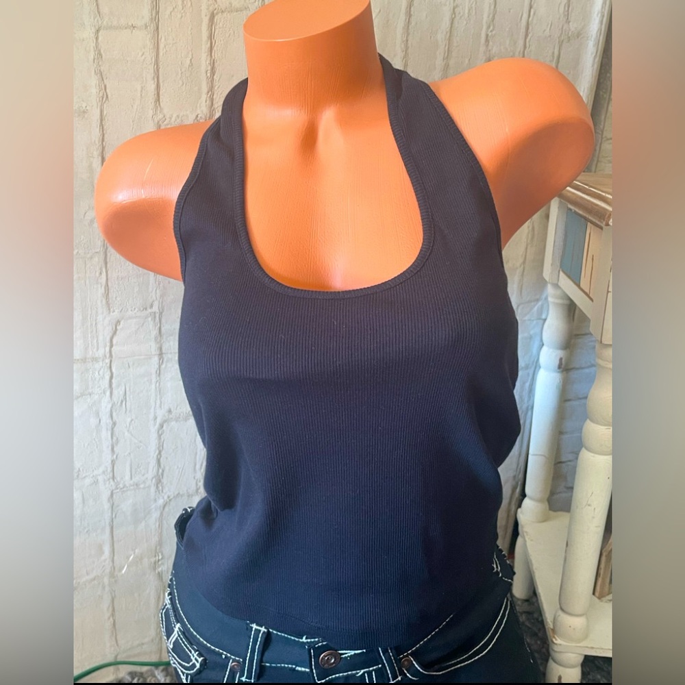 Noisy May NMMAYA Ribbed Halter Top Sz Jr XL Retail $25 NWT!